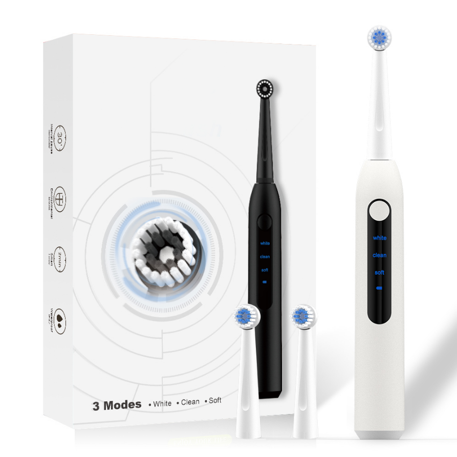 Rotating Electric Toothbrush with 3 Cleaning Modes – DeepCare Series